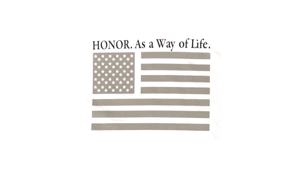 BlackHawk HONOR T-Shirt (Grey Flag), Back Logo