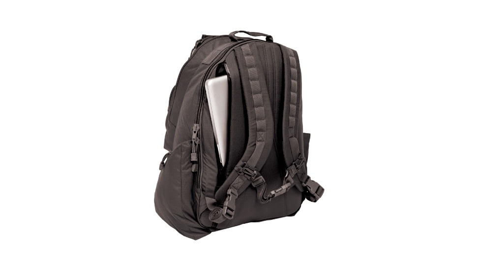 BlackHawk Black Laptop Backpack - Back View