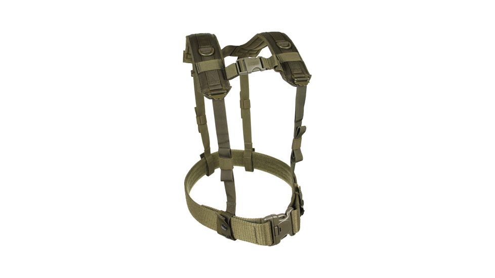 BlackHawk Load Bearing Suspenders w/Drag Handles, OD Green 