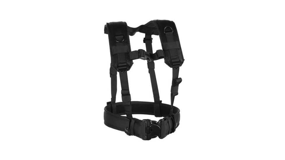 BlackHawk Load Bearing Suspenders w/Drag Handles, Black