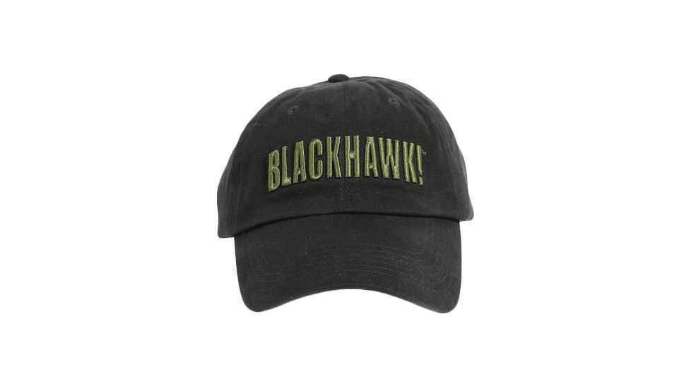 BlackHawk Logo Cap - Black w/Olive Drab Embroidery 90BC09BK