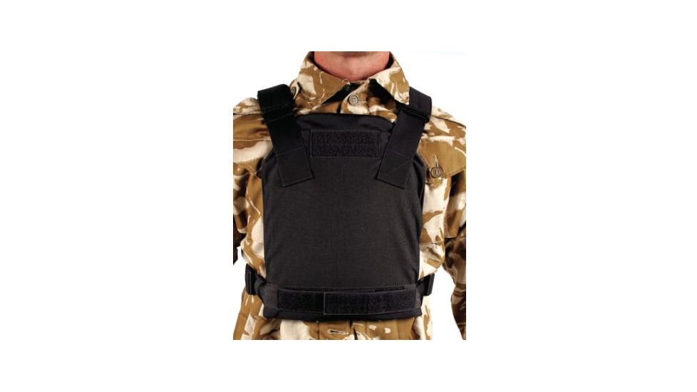 Blackhawk Low Visibility Plate Carrier, Large, Black 32PC12BK