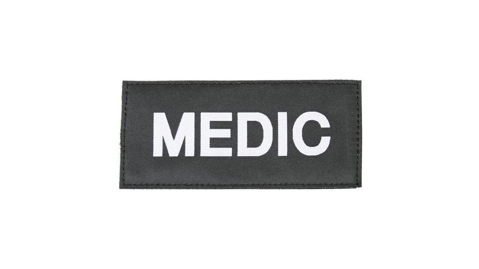 Blackhawk Medic Patch - White Letters, Black Background, 90IN03WB