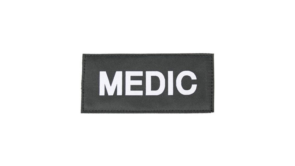 Blackhawk Medic Patch, White on Black