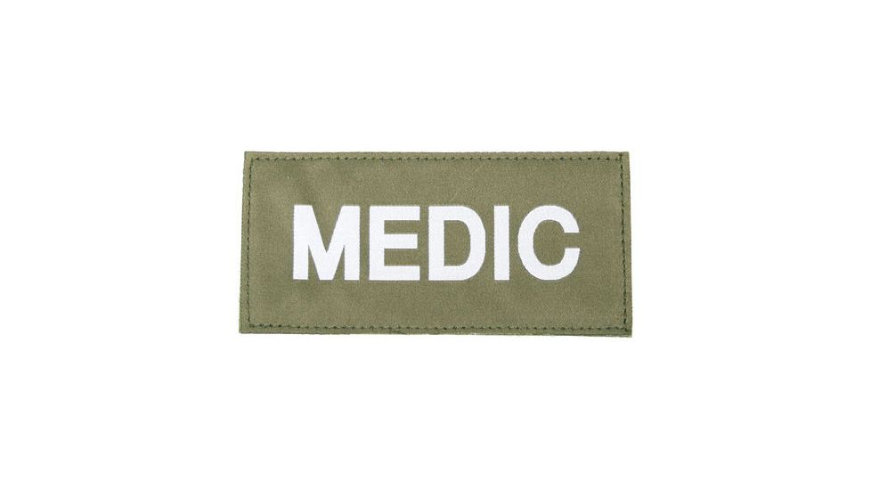 Blackhawk Medic Patch, White on Green