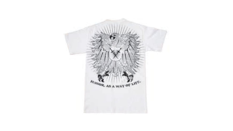 BlackHawk Men's Crest T-Shirt, White, Small 90GT03WH-SM