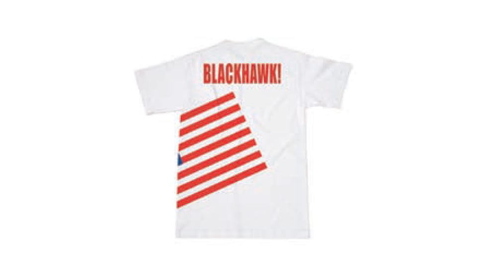 BlackHawk Men's Memory T-Shirt w/ Colored Flag, White, 2XL 90GT04WH-2XL