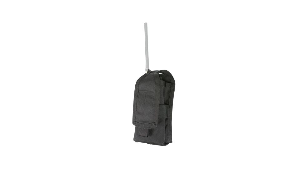 BlackHawk S.T.R.I.K.E. Gen-4 MOLLE System Radio Pouch PRC-112/LG, Size 146, Black