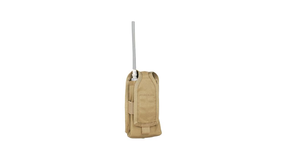 BlackHawk S.T.R.I.K.E. Gen-4 MOLLE System Radio Pouch PRC-112/LG, Size 146, Coyote Tan