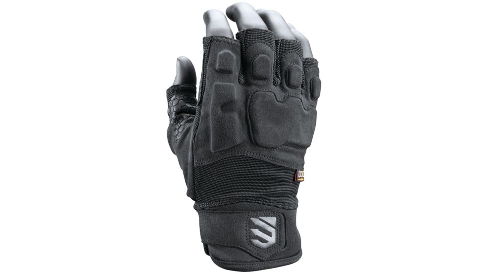 BlackHawk S.o.l.a.g. Instinct Half Glove, Black - GT005BK2XL