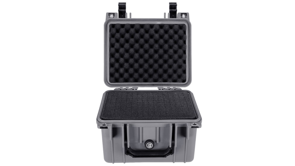 BlackHawk Small Deep 10.62in Waterproof Protective Gear Case w/ Foam, Gray, Small, BH00023-GRA
