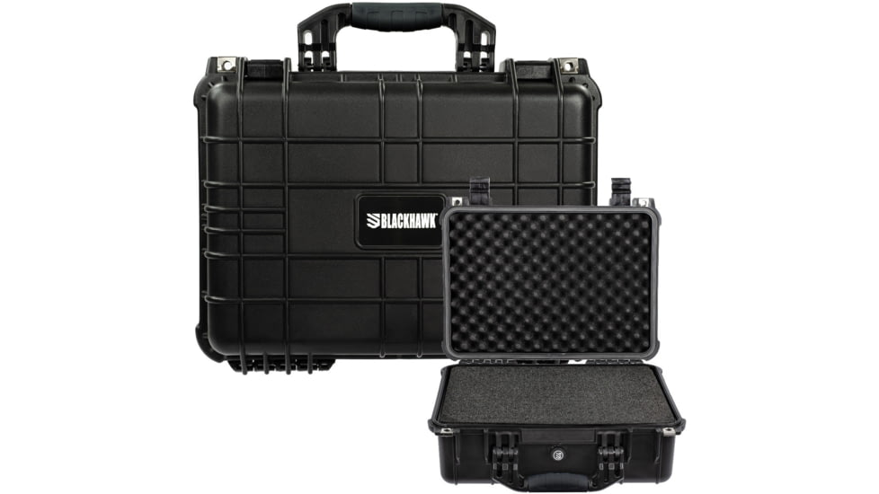 BlackHawk Standard 16in Waterproof Protective Gear/Gun Case w/ Foam, Black, Standard, BH00035