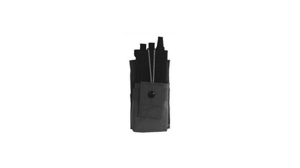 BlackHawk STRIKE Small Radio/GPS Pouch w/Speed Clips, Black 38CL35BK
