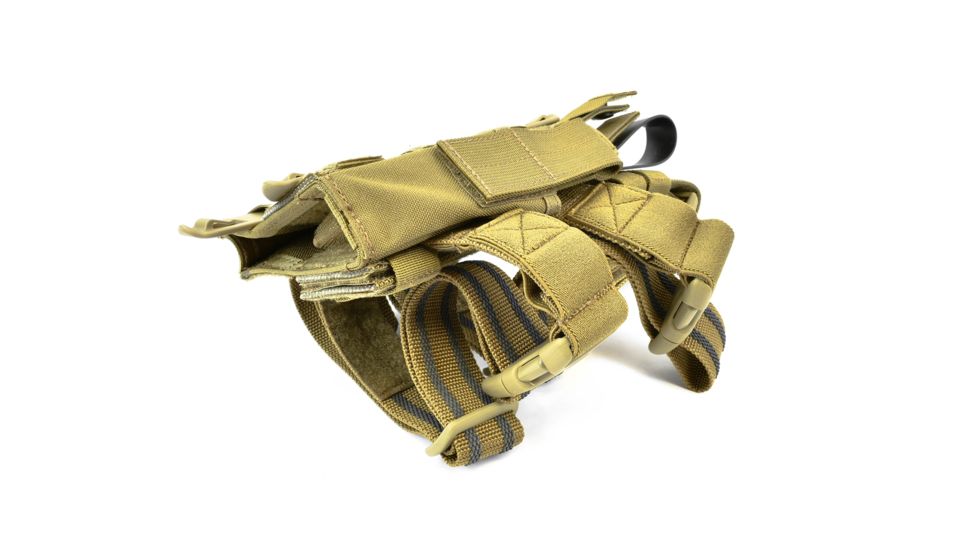 BlackHawk Tactical Omega VI Ultra Universal Modular Light Holster, Coyote Tan - Full Size Auto Pistols