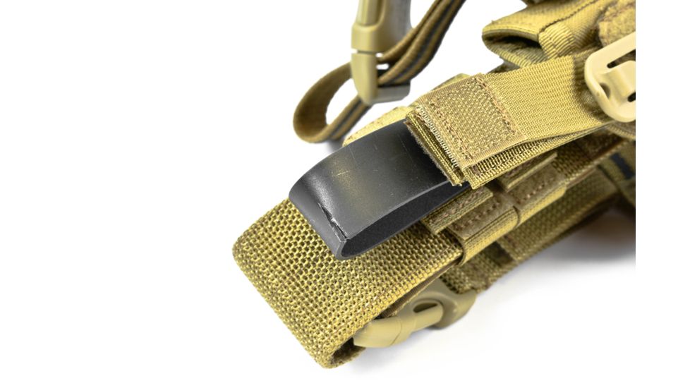 BlackHawk Tactical Omega VI Ultra Universal Modular Light Holster, Coyote Tan - Full Size Auto Pistols