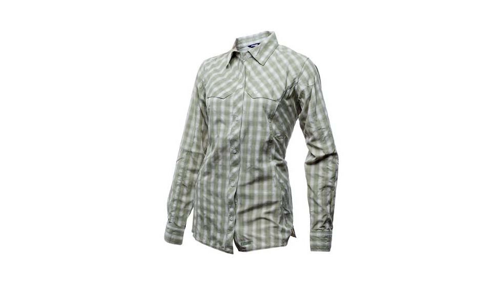 BlackHawk Women's Strenia Top Long Sleeve Shirt, Green/White, Large 92CC04GW-LG