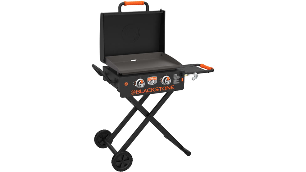 Blackstone On The Go Scissor Cart Griddle w/Hood, Black, 22in, 1935