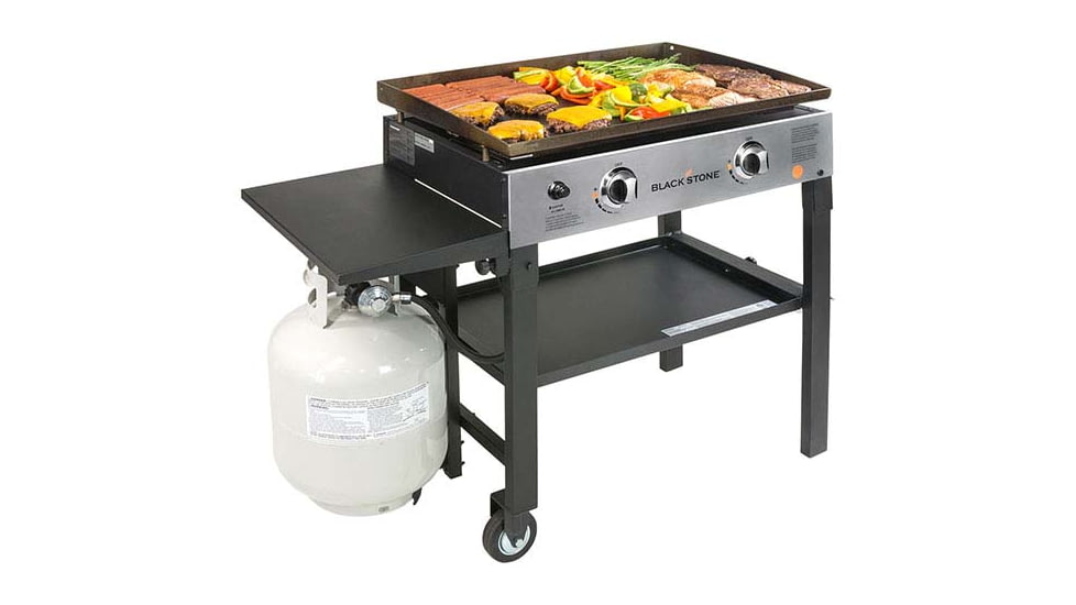 Blackstone Original Stainless Steel Front Panel Griddle Cooking Station, 28in, 1605