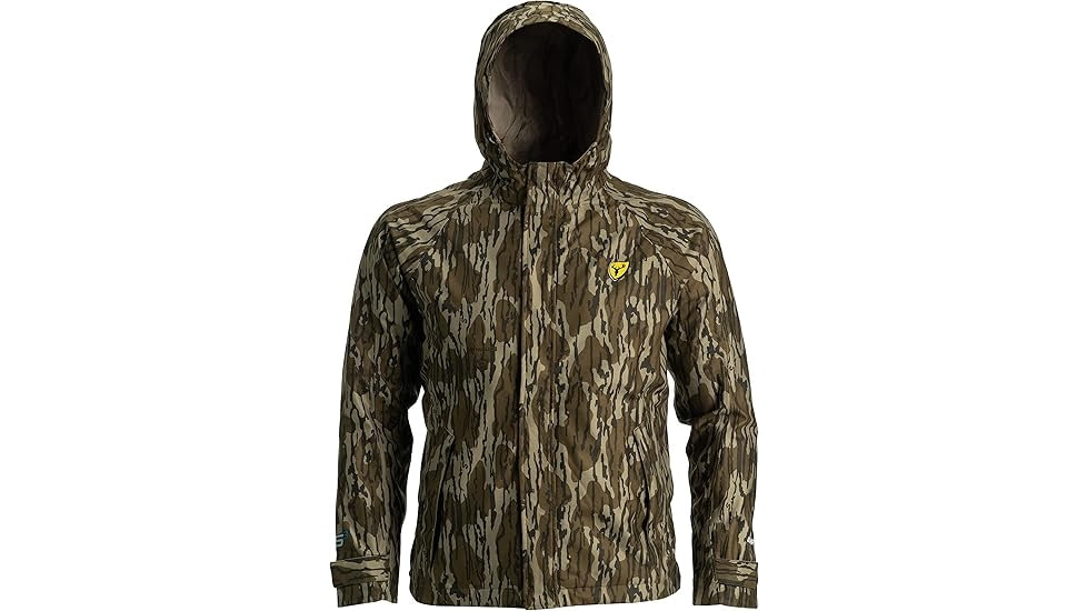 Blocker Outdoors Drencher Jacket w/Hood - Mens, Mossy Oak Bottomlands, 2X-Large, 1408975