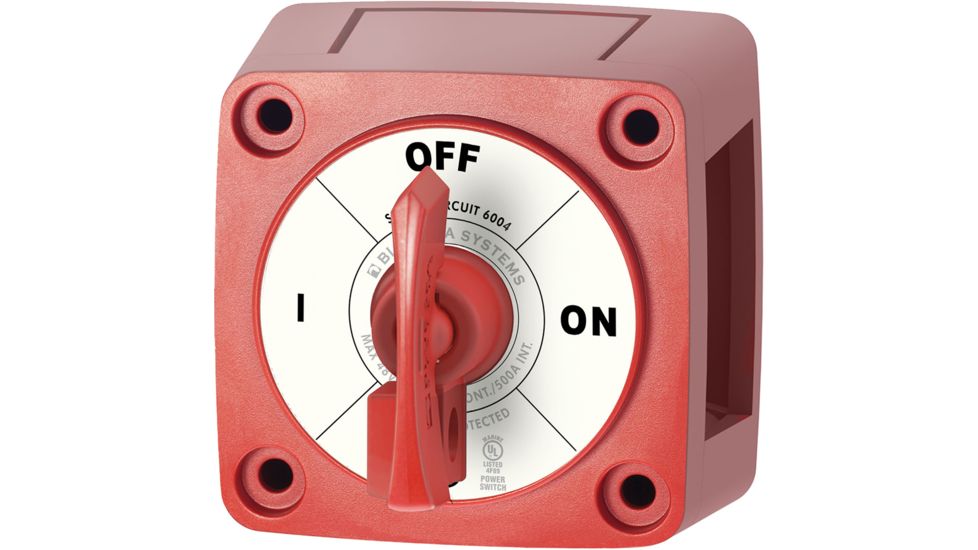 Blue Sea Systems 6004 Single Circuit ON-OFF w/Locking Key - Red 64357