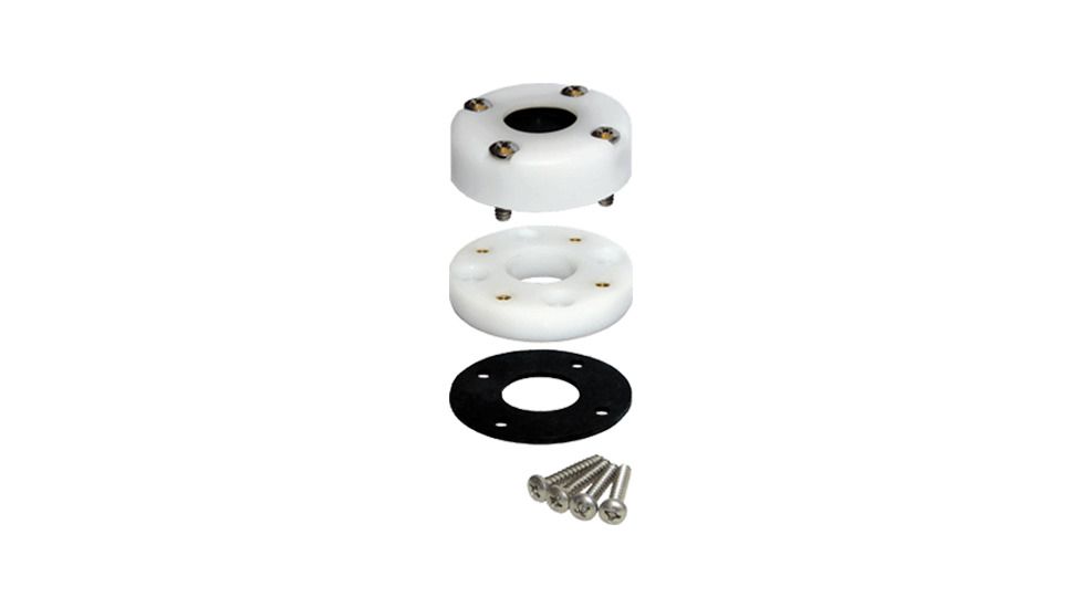 Blue Sea Systems Antenna Cable Feed-Thru, .63in Opening, Black/White BS-1001