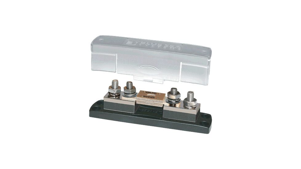 Blue Sea Systems Fuse block, ANL, 35-750A, w/ cover, Black BS-5503