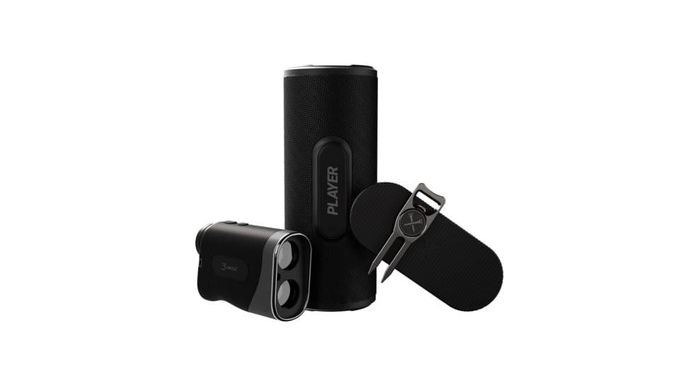 Blue Tees Golf Player Pack, Black, BU-B-S3TB-BK