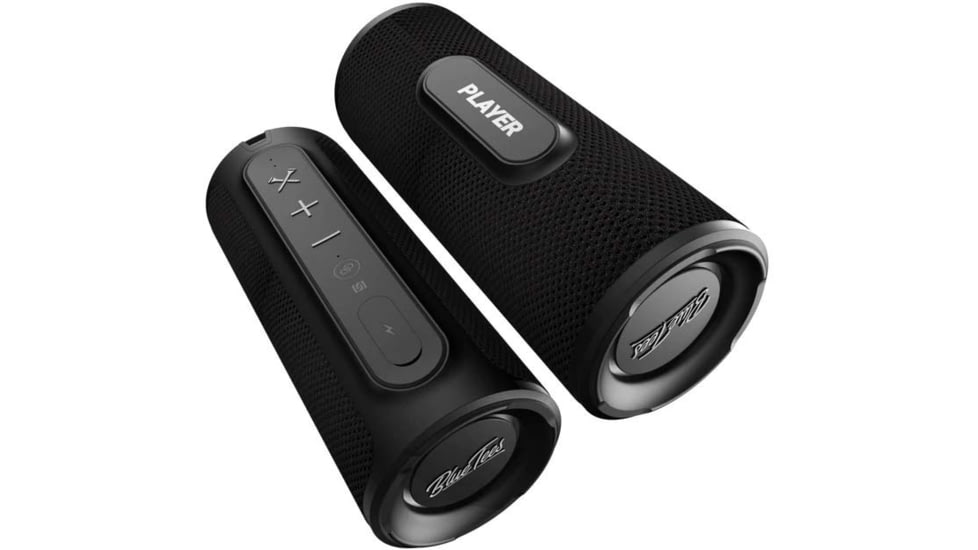 Blue Tees Golf The Player Magnetic Speaker, Black/Grey, SK-G-TP-BK