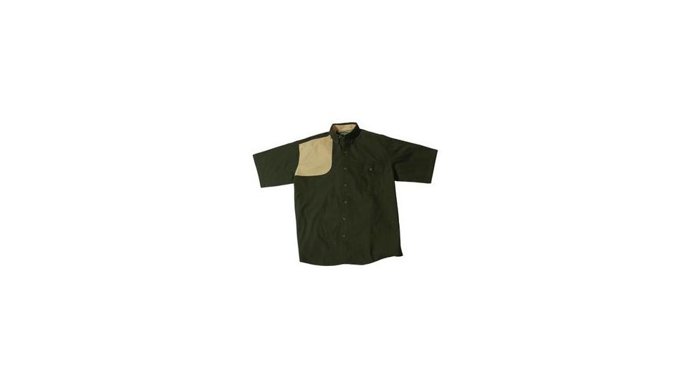 Bob Allen HU126 High Prairie Short Sleeve Hunting Shirt, Green/Tan, Extra Large - 14314
