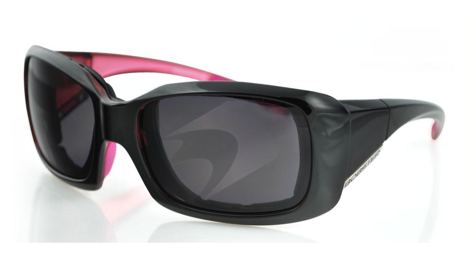 Bobster Ava Convertible Sunglasses, Black-Pink Frame, Breast Cancer BAVA601