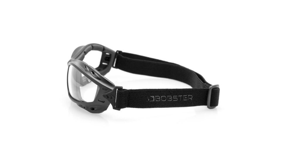 Bobster Bala Goggles, Matte Blk, Anti-fog Clear, Z87 BBAL001C