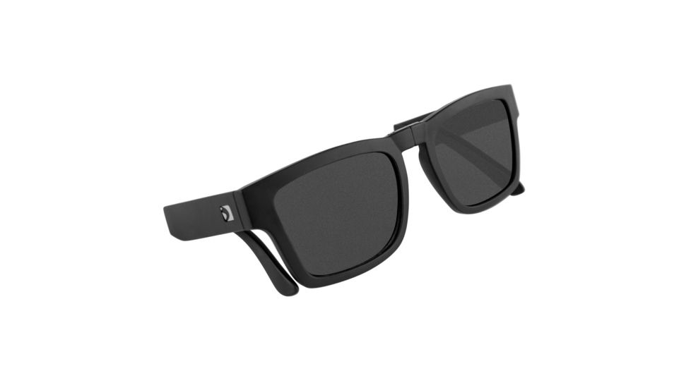 Bobster Brix, Sunglass, Matte Black Frame, Anti-fog Smoked Lenses, Black, One Size Fits Most EBRX001