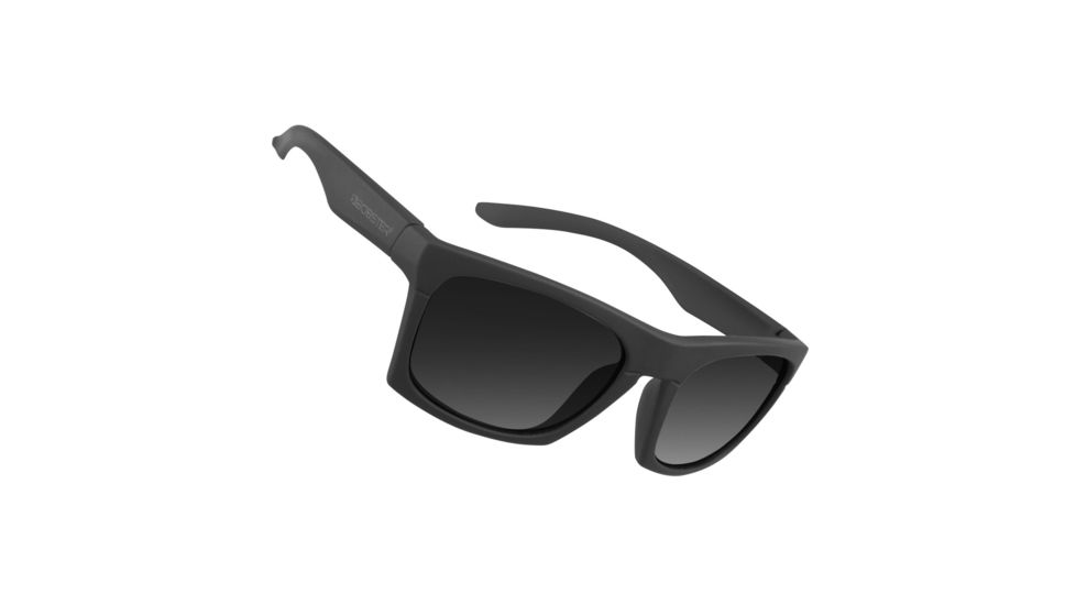Bobster Capone, Sunglass, Matte Black Frame, Anti-fog Smoked Lenses, Black, One Size Fits Most ECAP001
