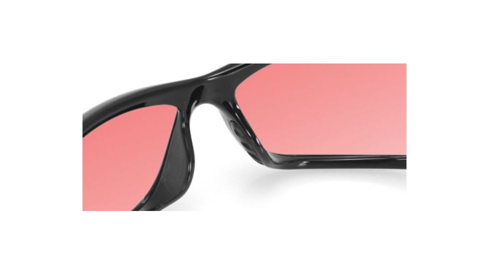 Bobster Charger Sunglass, Blk Frame, Rose Lenses ECHA001R