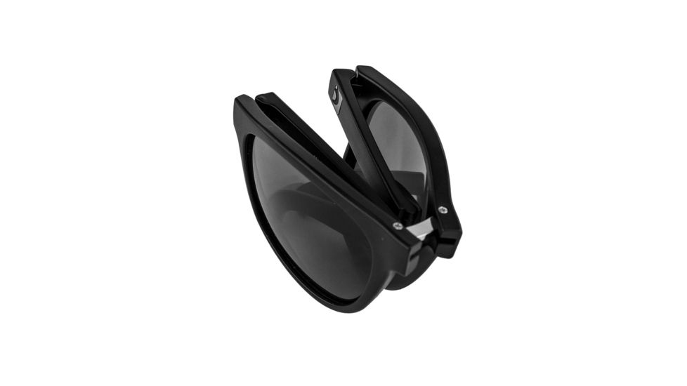 Bobster Hex, Sunglass, Matte Black Frame, Anti-fog Smoked Lenses, Black, One Size Fits Most EHEX001