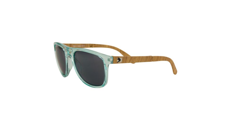 Bobster Hex, Sunglass, Mint &amp; Wood Frame, Anti-fog Smoked Lenses, Mint, One Size Fits Most EHEX003