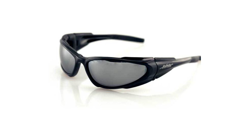 Bobster Low Rider Sunglasses, Black Frame, Reflective Lenses, ELR001R
