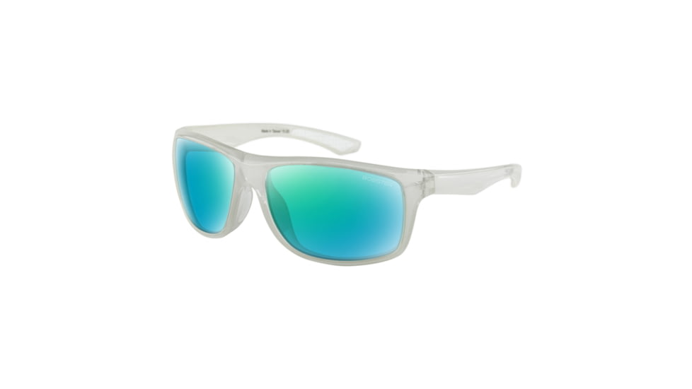 Bobster Bobster Luna Sunglasses, Gloss Crystal Pearl Frame, Light Blue/Green Lens, BLUN103