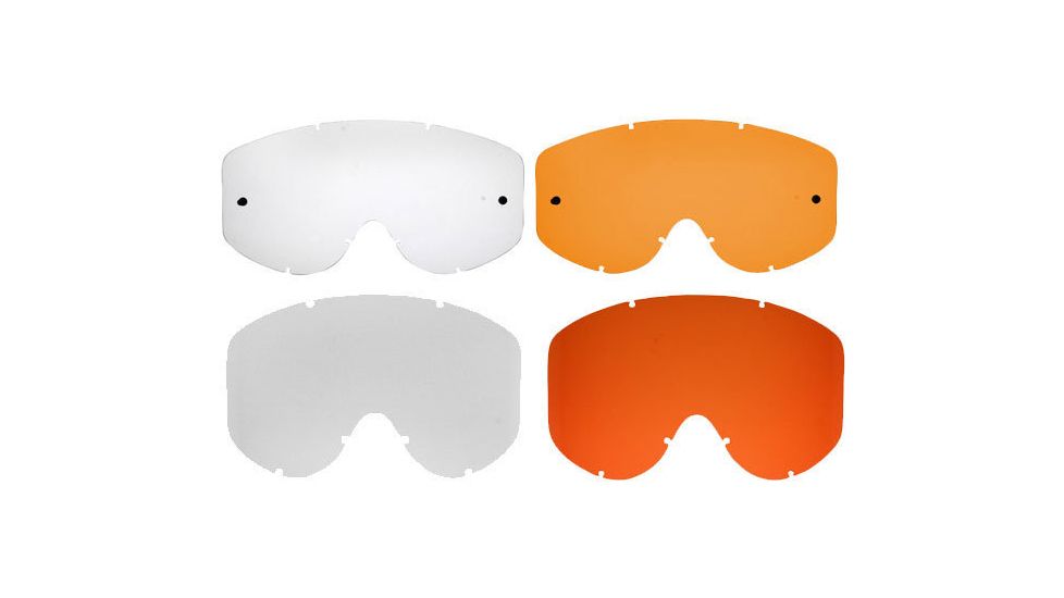 Bobster MX1 Replacement Lens and Tear Off Lens Clear or Orange