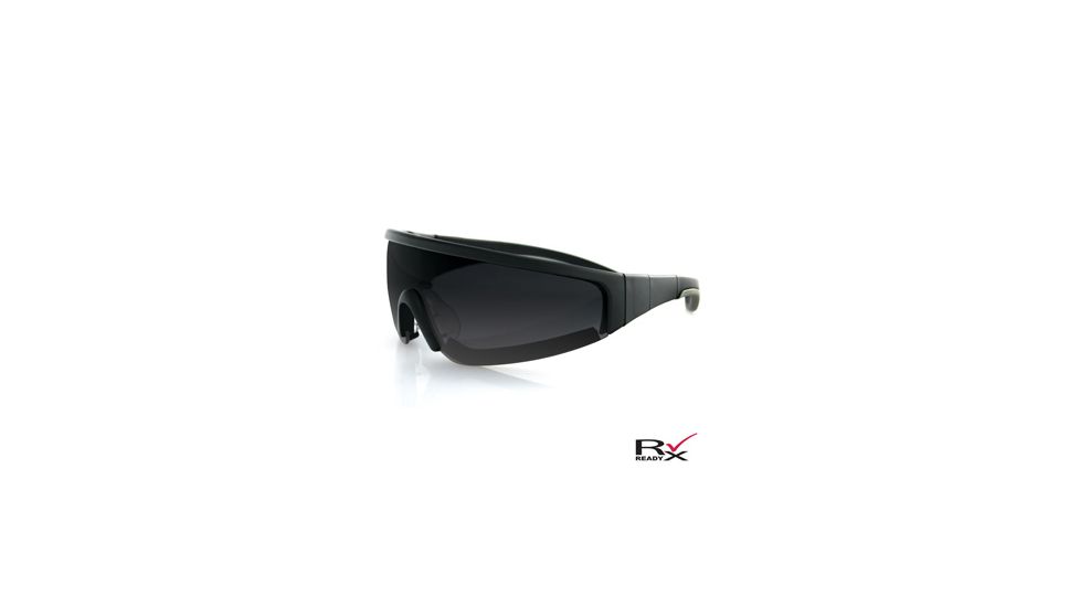 Bobster Prowler Military Eyewear, Black Frame, ANSI Z87, Ballistic BW8001