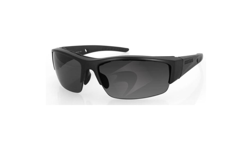 Bobster Ryval 2 Sunglass, Matte Blk, Anti-Fog Smoked, ANSI Z87 ERYV002