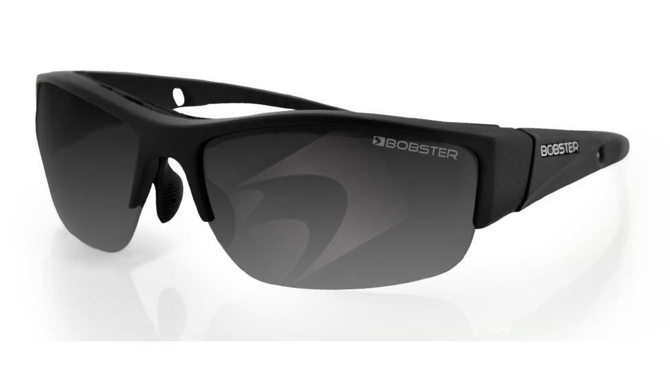 Bobster Ryval Sunglasses, Matte Blk Frame, Removable Foam ERYV001