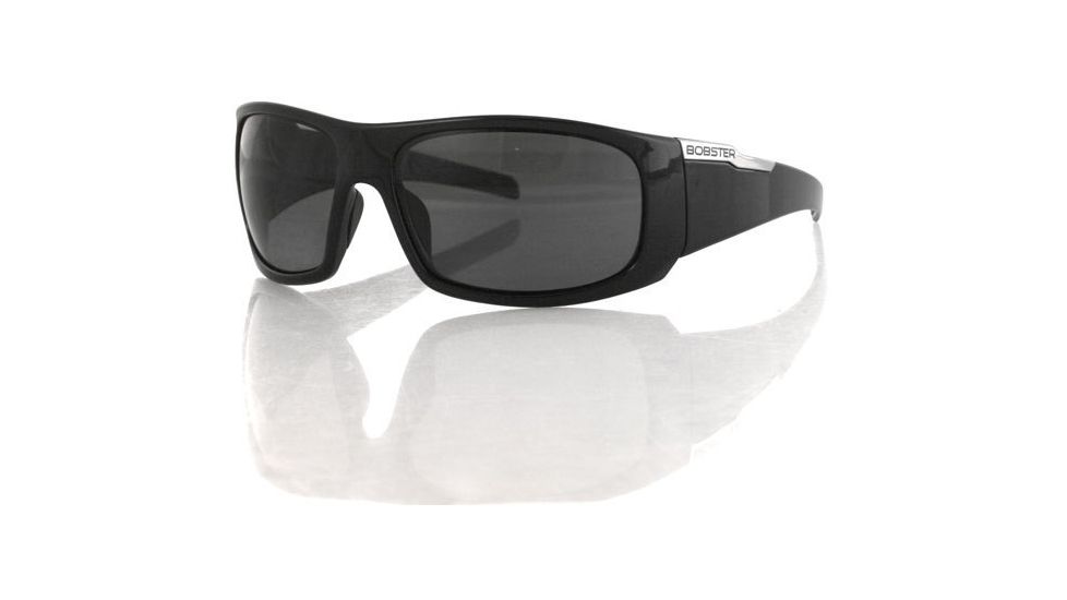 Bobster Solstice 2 Sunglasses - Black Frame, Smoked Polarized, ESOL102