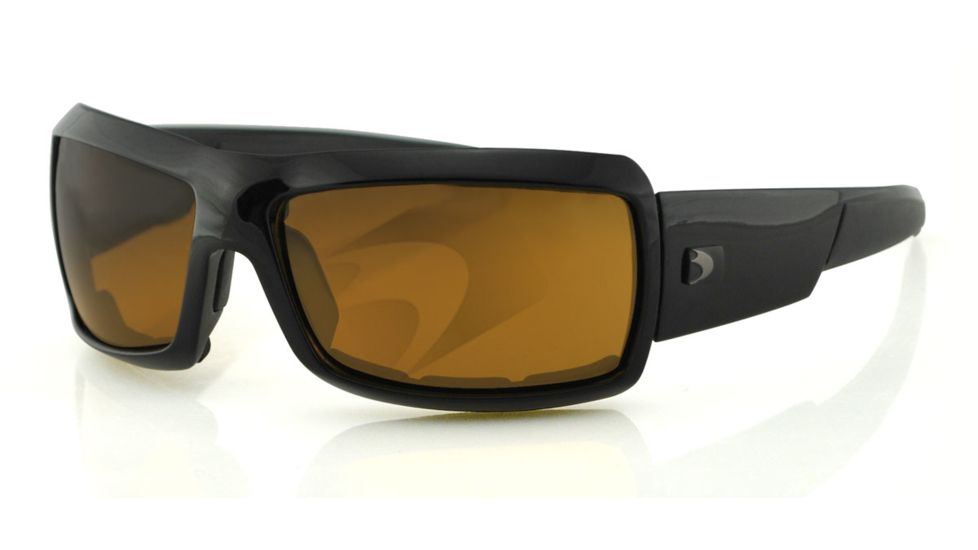 Bobster Trike Sunglasses with Foam, Anti-fog Amber Lenses ETRI001A