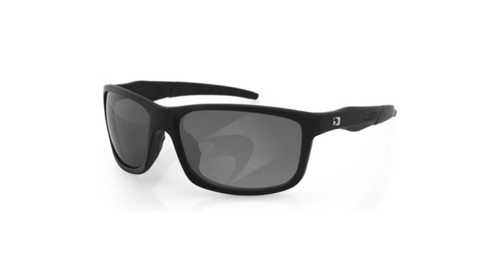 Bobster Virtue Sunglass, Matte Blk, Anti-fog Smoked EVIR001
