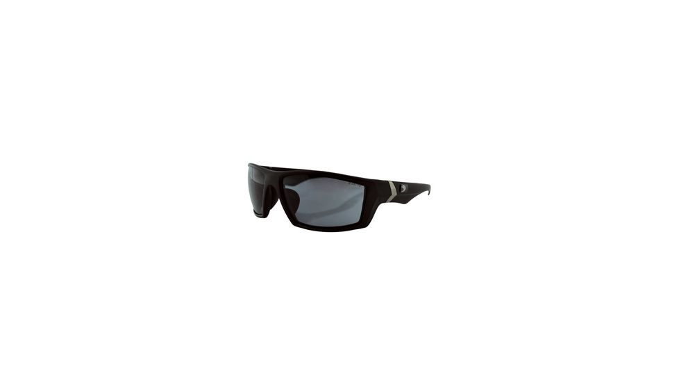Bobster Whiskey Ballistic Sunglass, Matte Black Frame, Smoked Lens EWHI002