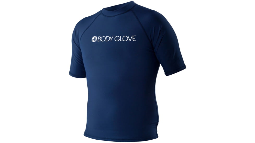 Body Glove Basic Long Sleeve Lycra Rash Guard - Mens, Navy, 2XL, 13211-NVY2-2XL