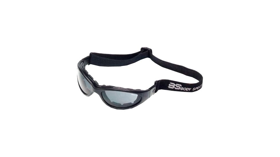 Body Specs BSG Sunglasses, Black Frame, Smoke/Clear/Yellow Lens, BSG-BLACK FAME.13