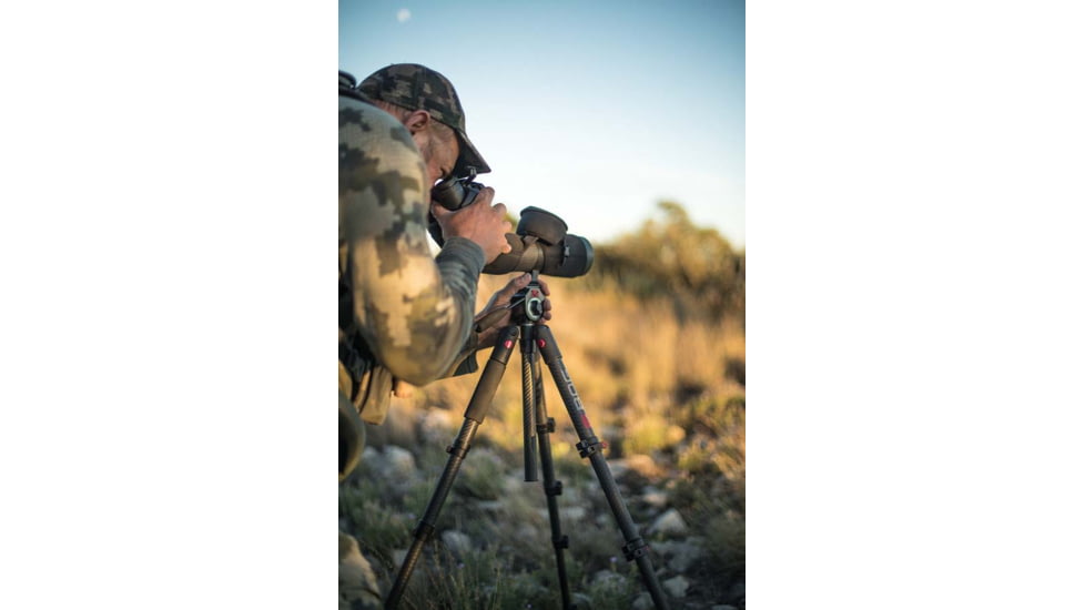 BOG Great Divide Tripod Head, Black/Red, 1117185