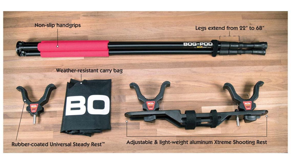 BogPod SSC Super Steady Combo Tripod Kit, Rapid Adjust Locks, USR Quick Change, 735550